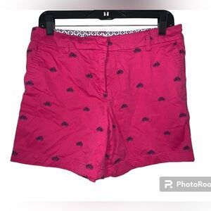 Cambridge dry‎ goods pink bicycle mid rise 6” shorts size 8